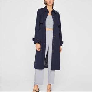 Navy Club Monaco Trench Coat